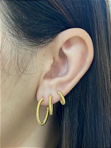 BRINCO TRIO ARGOLAS TORCIDAS