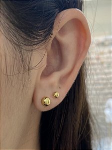 BRINCO DUO BOLINHA LISA