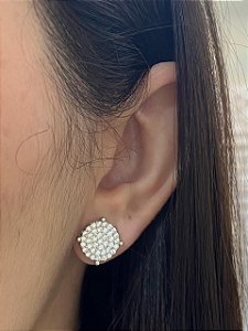 BRINCO GRANDE REDONDO CRAVEJADO NO RODIO G