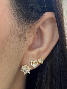 BRINCO TRIO CRAV CORAÇÃO E SOL