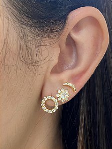 BRINCO TRIO CRAV MEIA LUA SOL E LUA NOVA