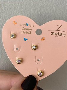 BRINCO DUO PONTO DE LUZ ROSA BEBE