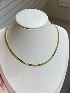 COLAR MALHA FITA 4MM 35CM