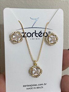 CONJUNTO QUADRADO VAZADO CRAV PONTO DE LUZ