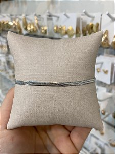 PULSEIRA AÇO SILVER FITA 3MM