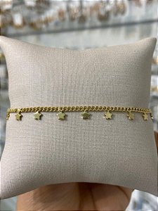 TORNOZELEIRA ESTRELINHA DOURADO
