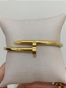 BRACELETE INSPIRAÇÃO PREGO CORAÇÃO AÇO