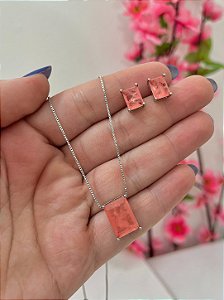 CONJUNTO RETANGULAR PEDRA SALMÃO