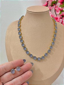CONJUNTO BRINCO E RIVIERA LAVANDA