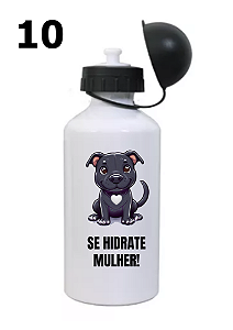 Squeeze " Se hidrate mulher" Alumínio Branco 500ml