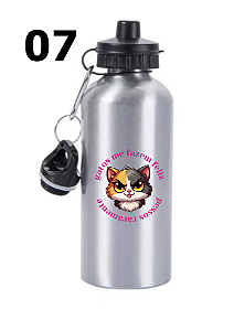 Squeeze "Bichus Fofinhus" Alumínio 2 Bicos 600ml