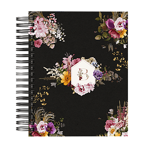 Agenda: Alfabeto Preto A-Z