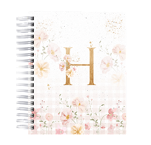 Planner: Alfabeto Quadriculado Rosa A-Z