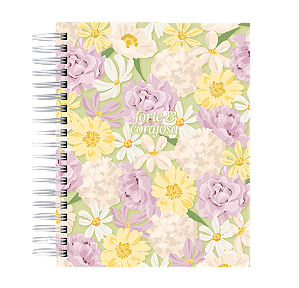 Planner Devocional: Forte e Corajosa - Floral Verde