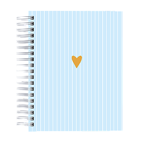 Caderno Pautado: Listra Azul