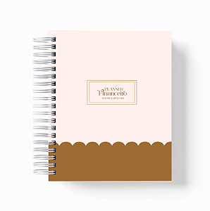 Planner Financeiro - Ondas Marrom