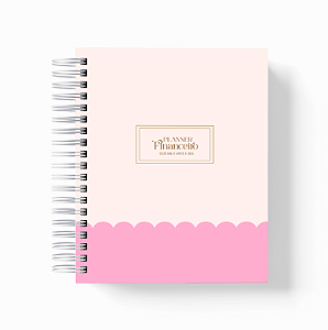 Planner Financeiro - Ondas Rosa
