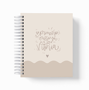 Caderno Pautado | O Primeiro Passo - Neutro