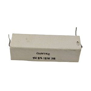 Resistor 1M 15W 5% Axial Porcelana