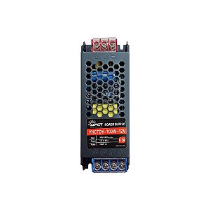 Fonte Chaveada Slim YHCTDY-100W-12V 8A Power Supply