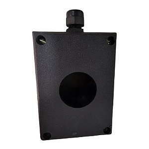 Caixa C-101 90MM X 32MM Preta Com Furo e Rosca