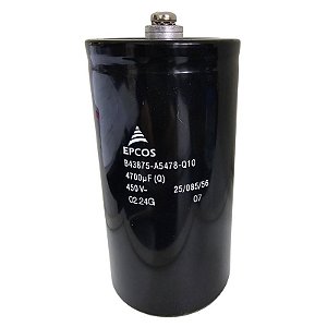Capacitor Eletrolítico 4700uF x 450V RD 85º Giga B43875-A5478-Q