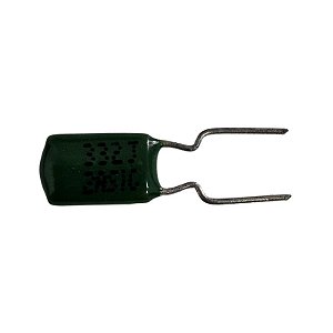 Capacitor Poliéster 3K3 X 100V = 332J2Asic Verde