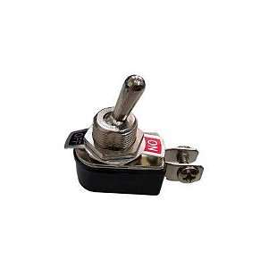 Chave Alavanca Metálica KNH-1S ON-OFF 6A 125Vac - 3A 250Vac