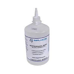 Álcool Isopropílico 500ML 99,8% Implastec