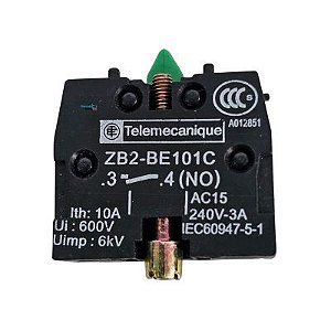 Bloco de Contato ZB2-BE101C Uimp 6Kv Telemecanique