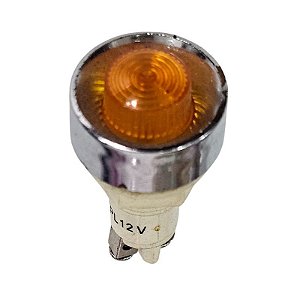 Sinaleiro PL12V Tipo Olho de Boi Laranja