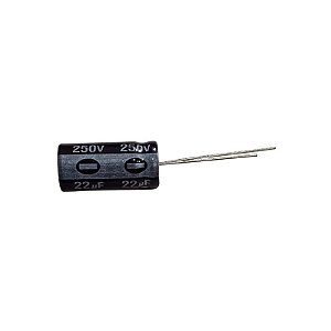 Capacitor Eletrolítico 22uF x 250V RD 105º Huang