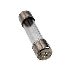 Fusível 0,125A 250V Pequeno 5x20 Vidro