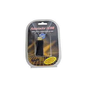 Adaptador HDMI Macho x Hdmi Fêmea Dourado Smart