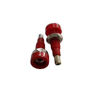 Borne 657 Vermelho Para Pino Banana 2MM