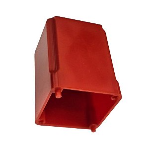 Capa Para Rele Vermelha 4,6x3CM Metaltex