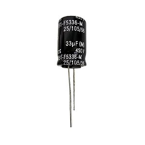 Capacitor Eletrolítico 33uF x 450V RD 105º Epcos B43851-F5336-M