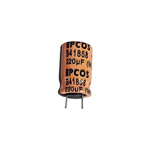 Capacitor Eletrolítico 220uF x 35V RD 115º Epcos