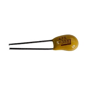 Capacitor Tântalo 4,7uF x 35V = 475 35