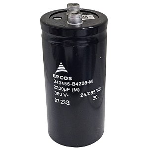 Capacitor Eletrolítico 2200uF x 350V 85º Giga Epcos 50DX105A B43455-B4228-M