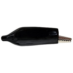 Garra Jacaré Média WD-026 Preta 40MM