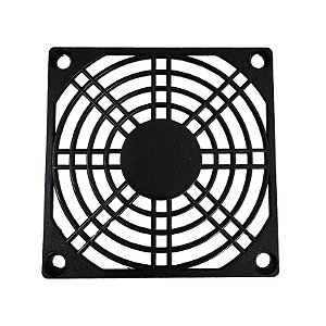 Tela Plástica Para Cooler 80X80MM Preta