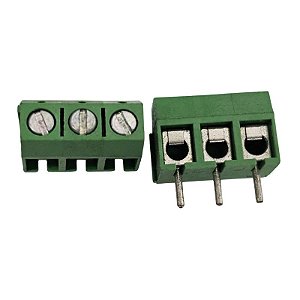 Borne 10A 300V -5.0 3Terminais AWG 22-14 Macho Degson