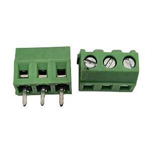 Borne DG381 10A 300V -3.81 3Terminais AWG 26-16 Macho Degson