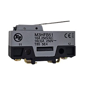 Micro Chave Fim de Curso M3HFB51 16A 250V KP