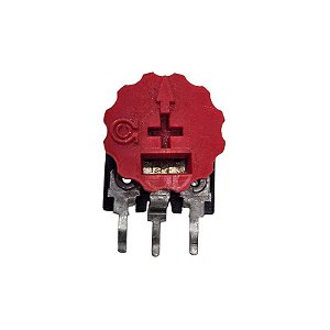Trimpot 1K5 14MM Horizontal Com Botão