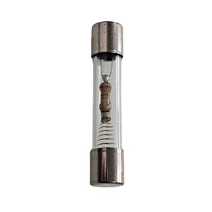 Fusível 250mA 250V Grande 6x30 Com Mola e Resistor