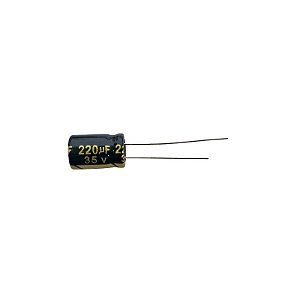 Capacitor Eletrolítico 220uF x 35V RD 105º TF-11 Fencon