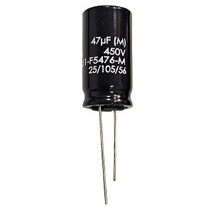 Capacitor Eletrolítico 47uF x 450V RD 105º 16DX31,5A B43851-F5476-M Epcos