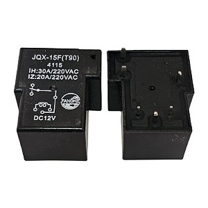 Rele JQX-15F (T90) 12V 20A 6 Terminais = HP2150-12